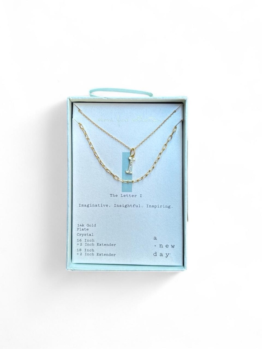 “I” initial necklaces - Picture 2 of 3